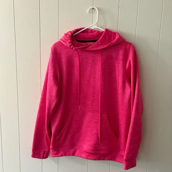 Adidas Pink Hoodie Sweatshirt Climawarm EUC Womens Medium - Picture 2 of 7